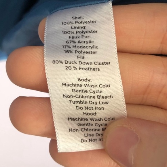 Talbots Womens Vest Small Down Fill Blue Puffer Jacket Zip Outer Wear Pocket - Picture 8 of 9